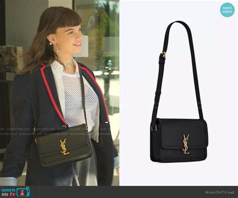 Mencia’s black YSL shoulder bag on Elite 